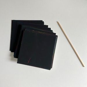 Cra-Z-Art - Black Out - Paint - Scratch Away - Art Squares - Color Reveal